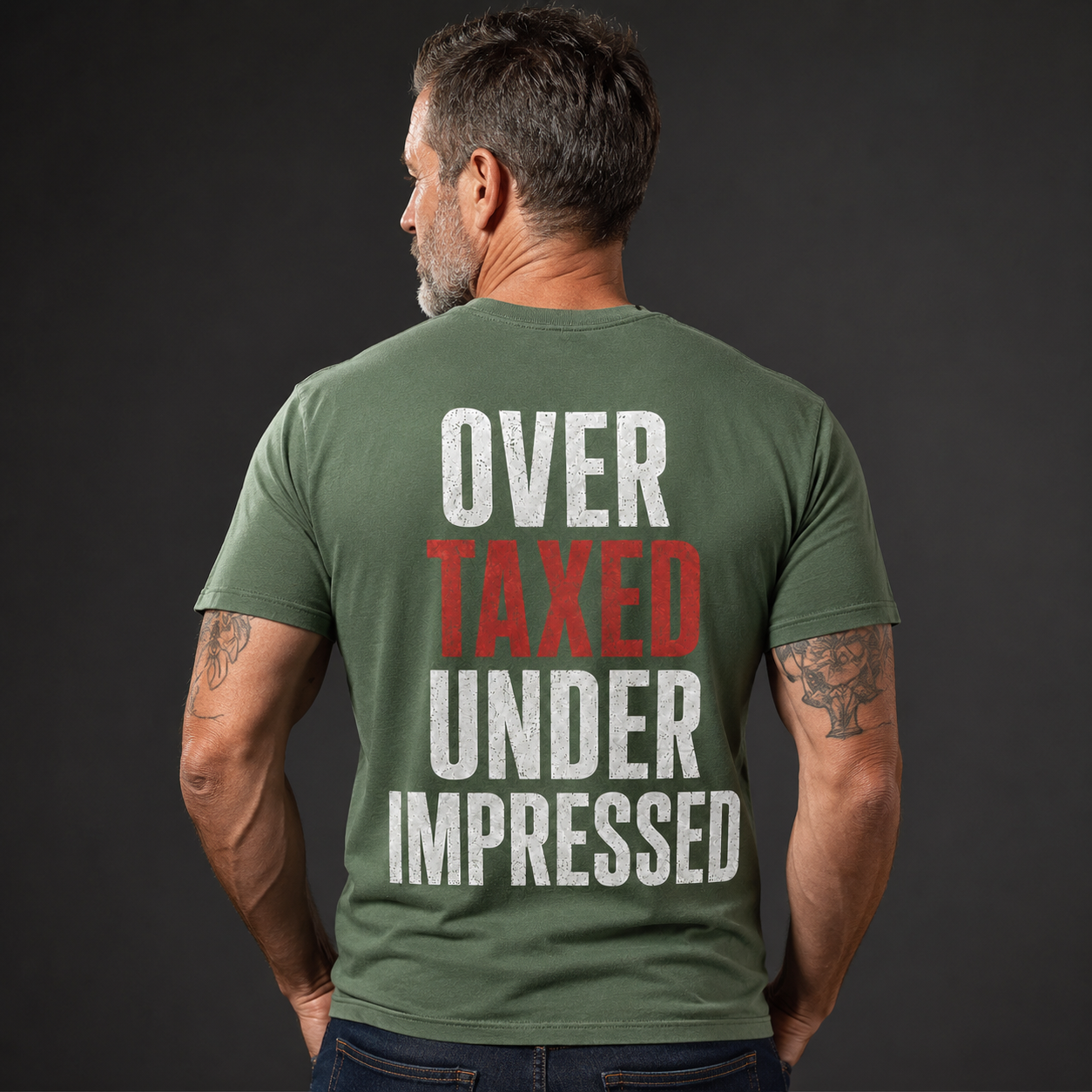 Over Taxed Under Impressed Funny T-Shirt